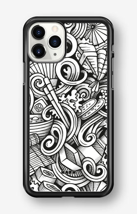 iPhone 11 Pro MAX Hard Case – Japanese Pattern - View 1