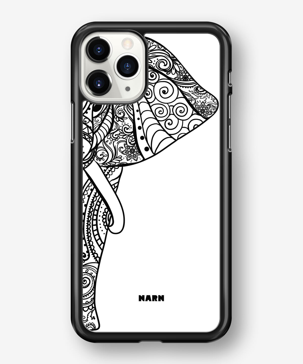 iPhone 11 Pro MAX Hard Case – Mandala Elephant - View 1