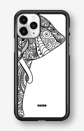iPhone 11 Pro MAX Hard Case – Mandala Elephant - View 1