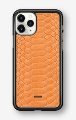 iPhone 11 Pro MAX Hard Case – Orange Snake - View 1