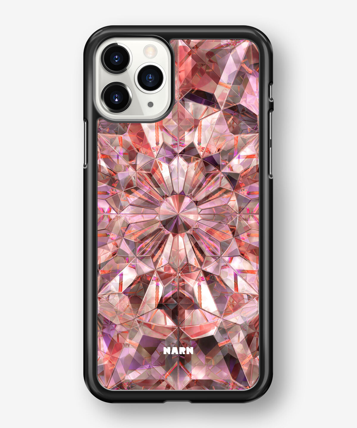 iPhone 11 Pro MAX Hard Case – Pink Crystals - View 1