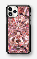 iPhone 11 Pro MAX Hard Case – Pink Crystals - View 1