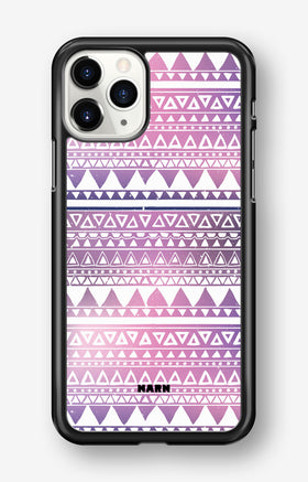 iPhone 11 Pro MAX Hard Case – Purple Aztec - View 1