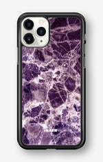 iPhone 11 Pro MAX Hard Case – Purple Marble - View 1