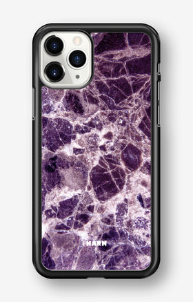 iPhone 11 Pro MAX Hard Case – Purple Marble - View 1