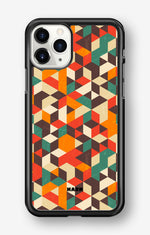 iPhone 11 Pro MAX Hard Case – Retro Geometric - View 1