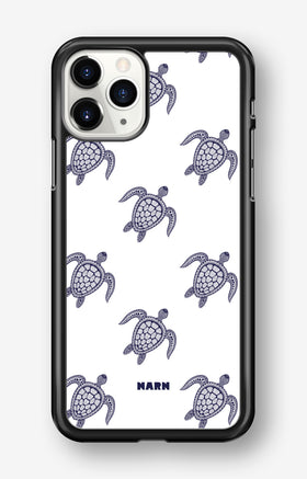 iPhone 11 Pro Hard Case – Blue Turtles - View 1