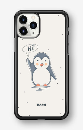 iPhone 11 Pro Hard Case – Cute Penguin - View 1