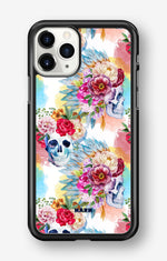 iPhone 11 Pro Hard Case – Flowered Skulls - View 1
