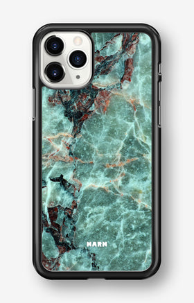 iPhone 11 Pro Hard Case – Green Marble - View 1