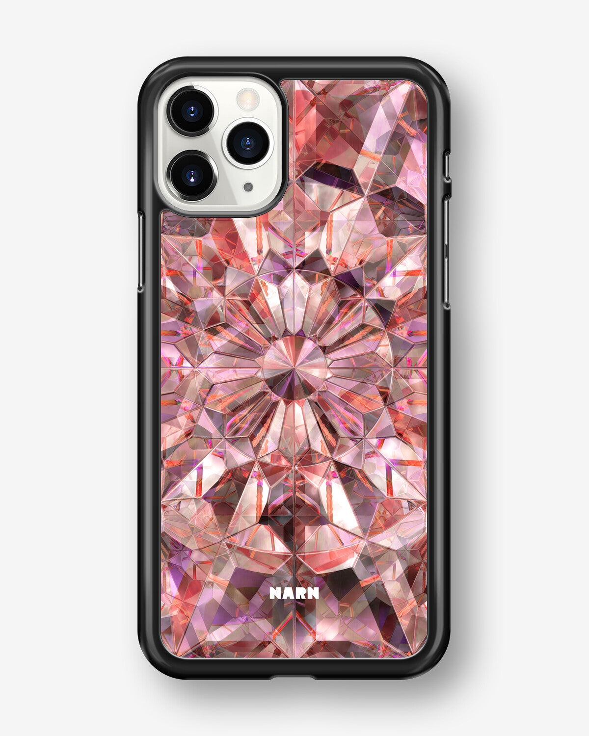 iPhone 11 Pro Hard Case – Pink Crystals - View 1