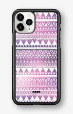 iPhone 11 Pro Hard Case – Purple Aztec - View 1