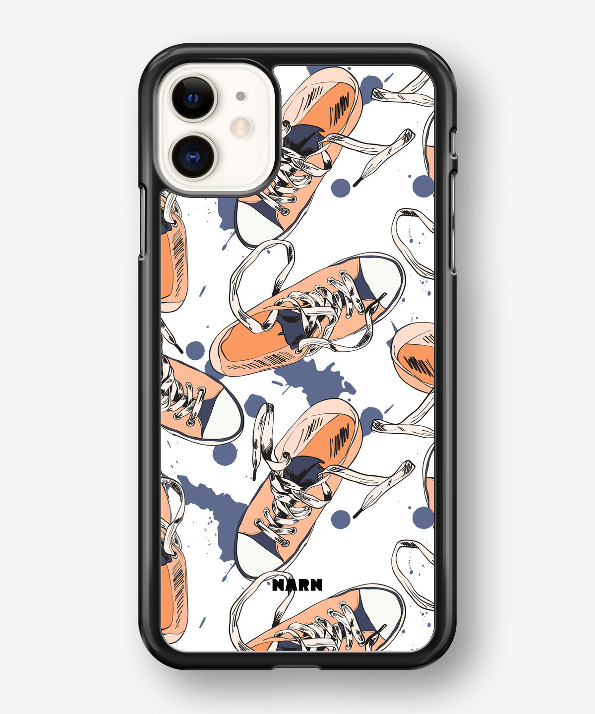 iPhone 11 Hard Case – Apricot Sneakers - View 1