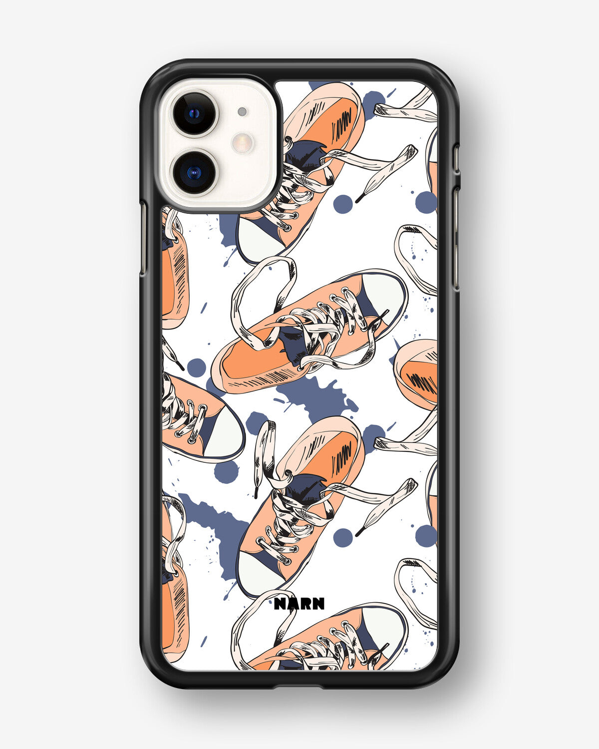 iPhone 11 Hard Case – Apricot Sneakers - View 1
