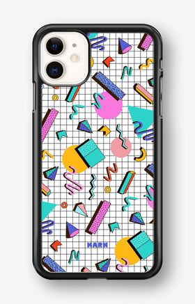 iPhone 11 Hard Case – 80s Memphis - View 1