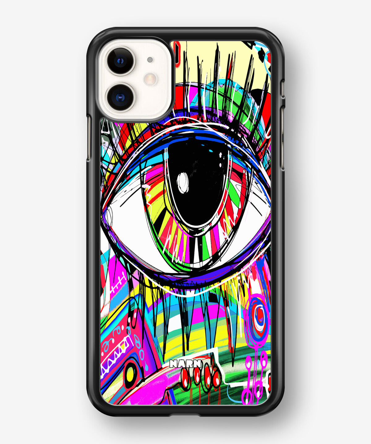 iPhone 11 Hard Case – Abstract Eye - View 1