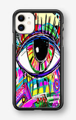 iPhone 11 Hard Case – Abstract Eye - View 1