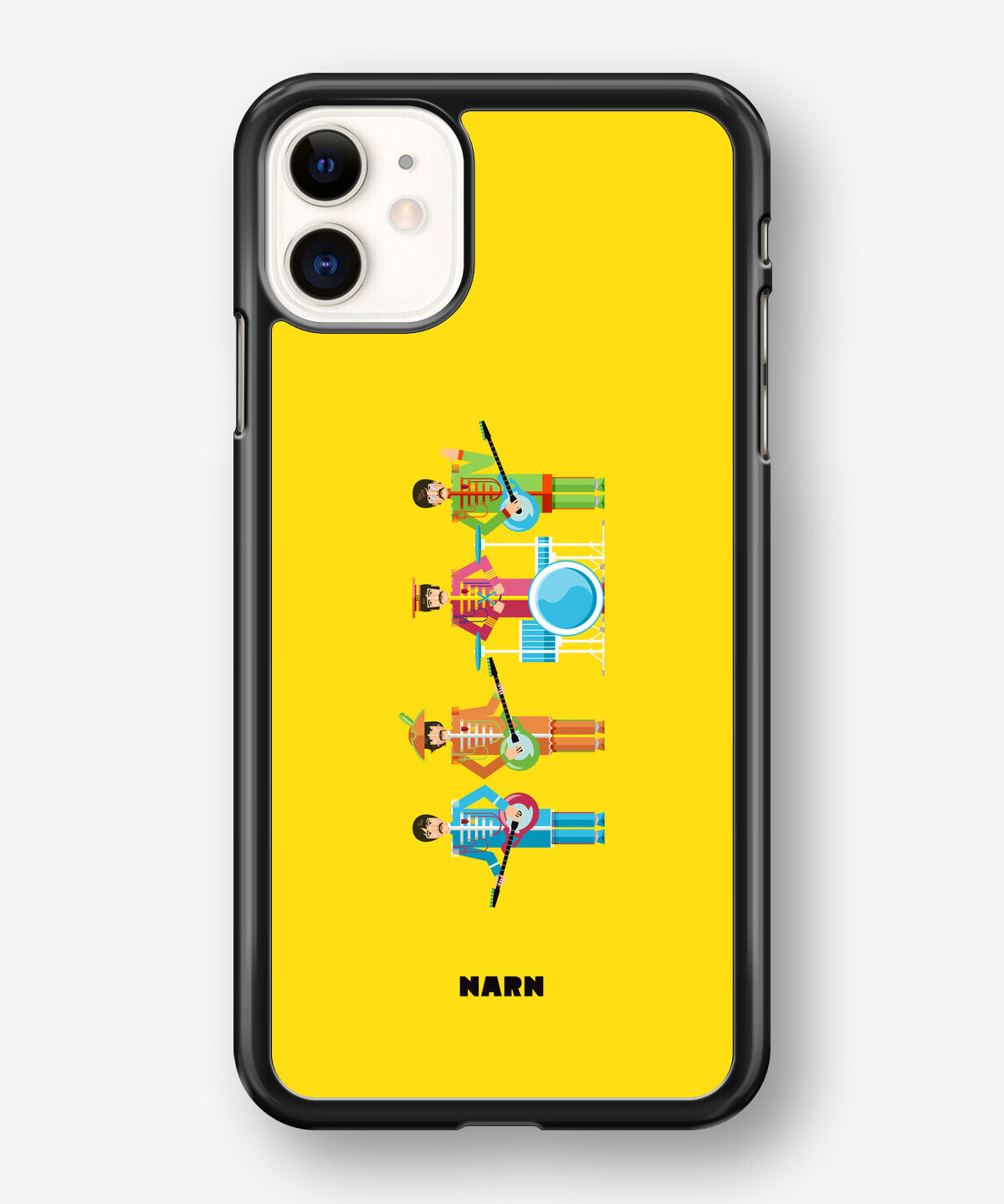 iPhone 11 Hard Case – Beatles Yellow - View 1