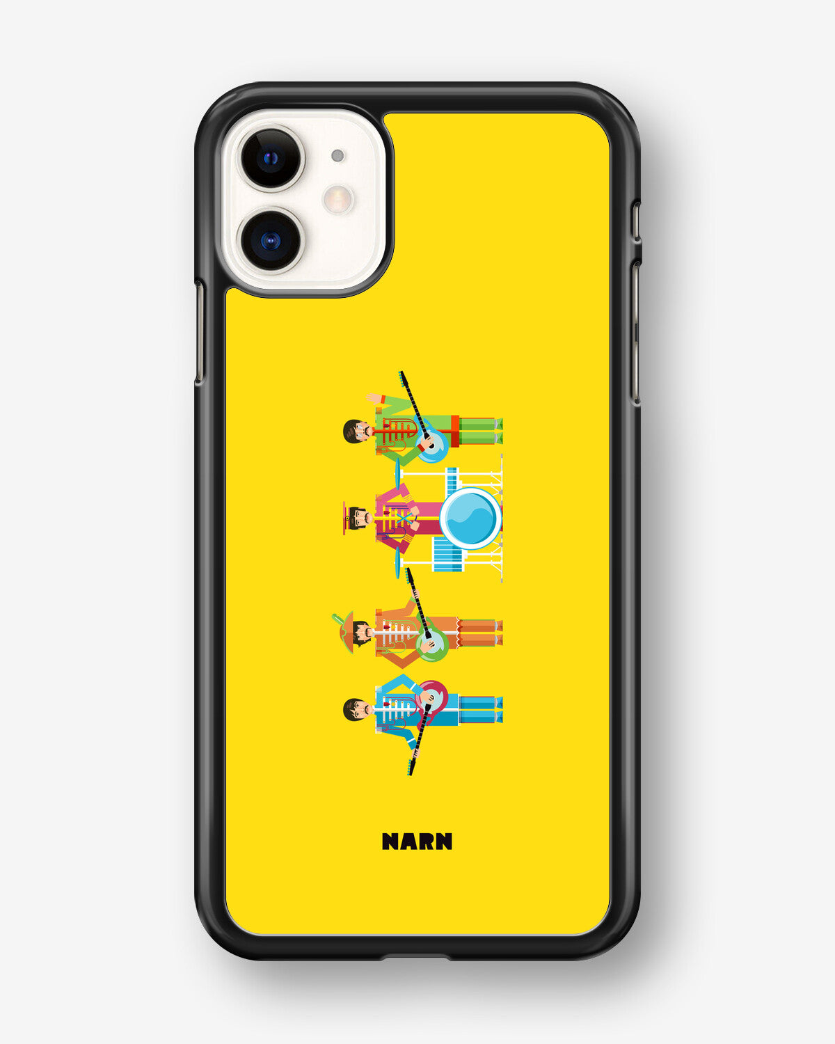 iPhone 11 Hard Case – Beatles Yellow - View 1