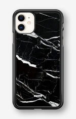 iPhone 11 Hard Case – Black Marble - View 1