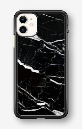 iPhone 11 Hard Case – Black Marble - View 1