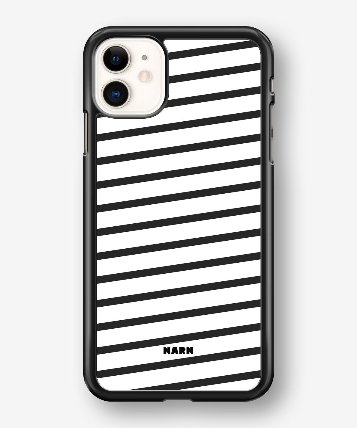 iPhone 11 Hard Case – Black Stripes - View 1