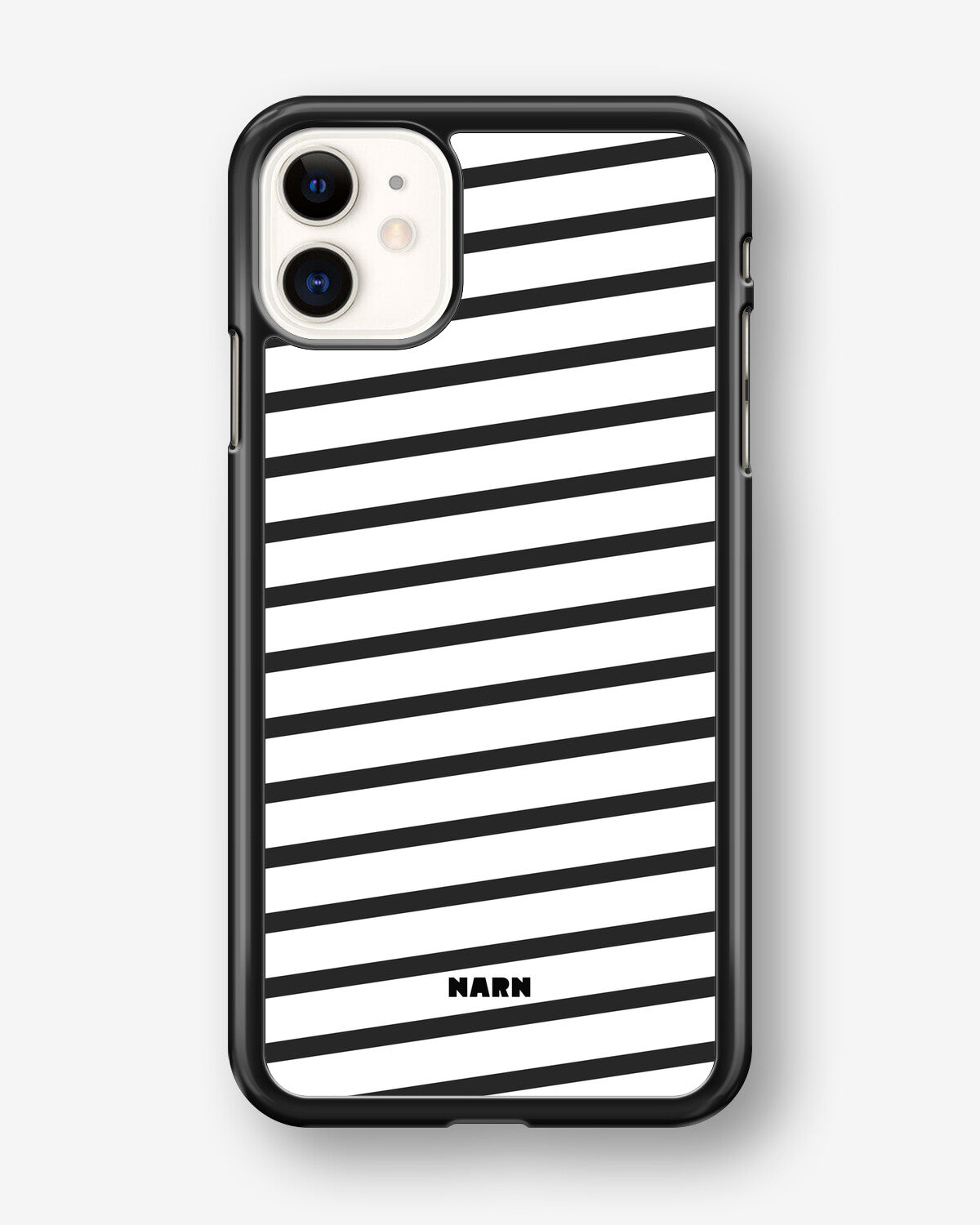 iPhone 11 Hard Case – Black Stripes - View 1