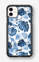 iPhone 11 Hard Case – Blue Tropics - View 1