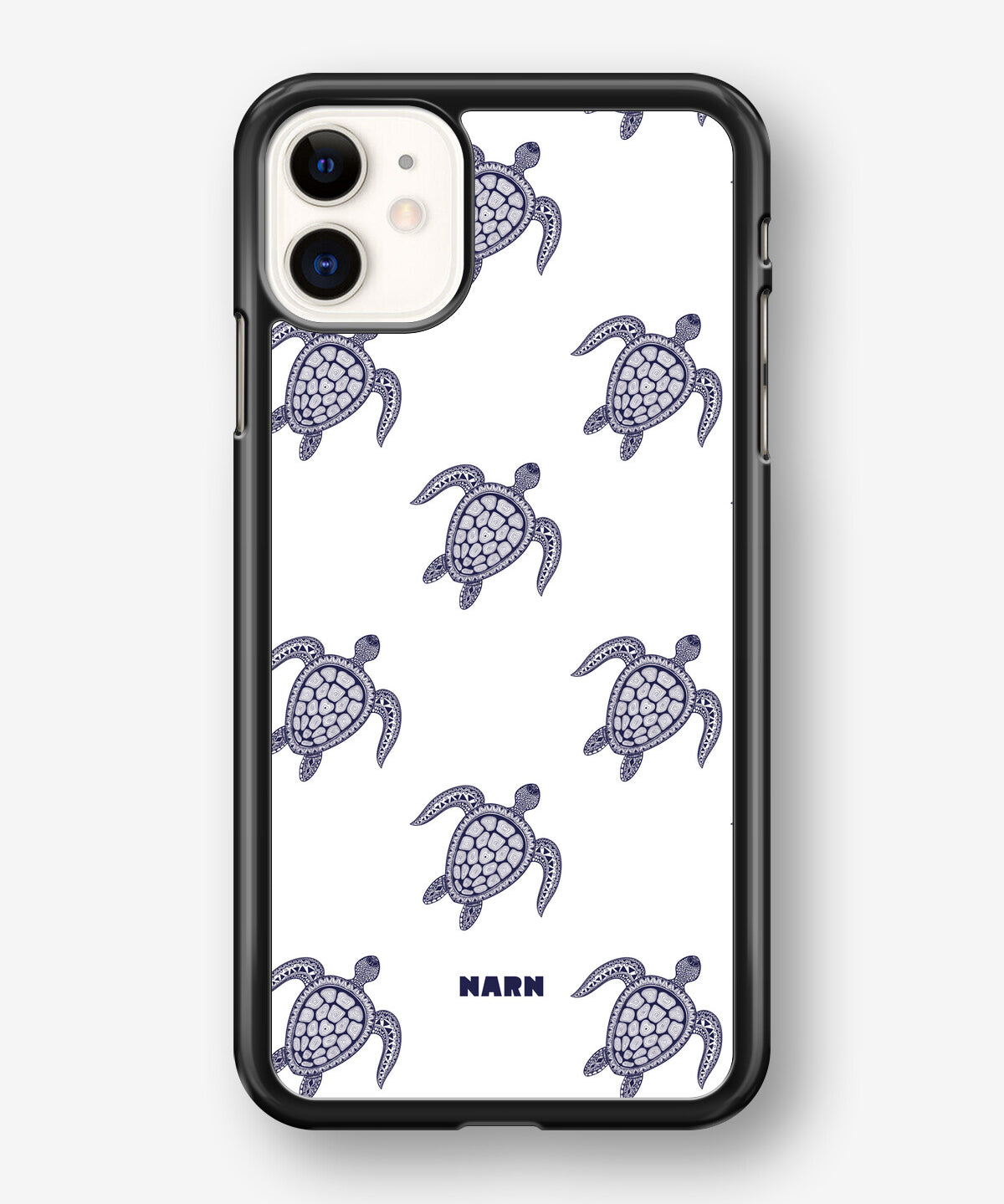 iPhone 11 Hard Case – Blue Turtles - View 1