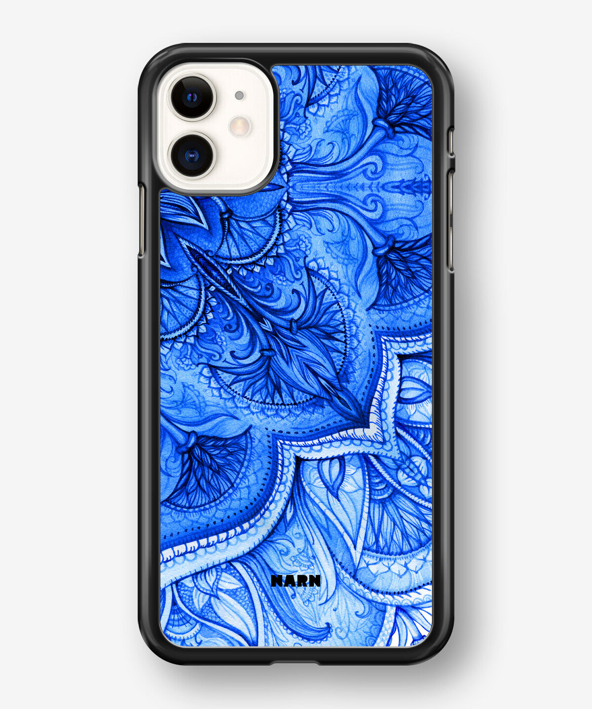 iPhone 11 Hard Case – Blue Vintage - View 1