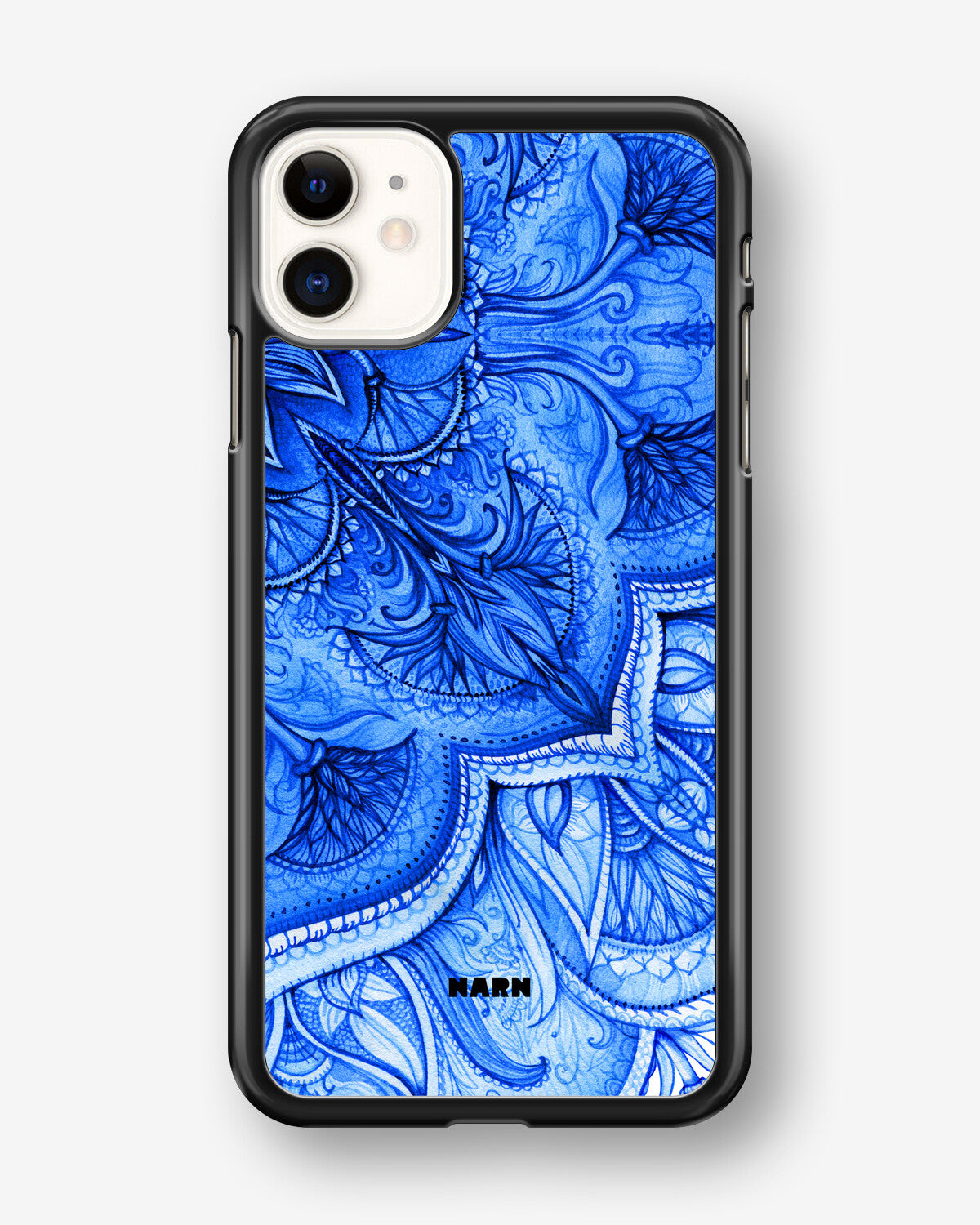 iPhone 11 Hard Case – Blue Vintage - View 1
