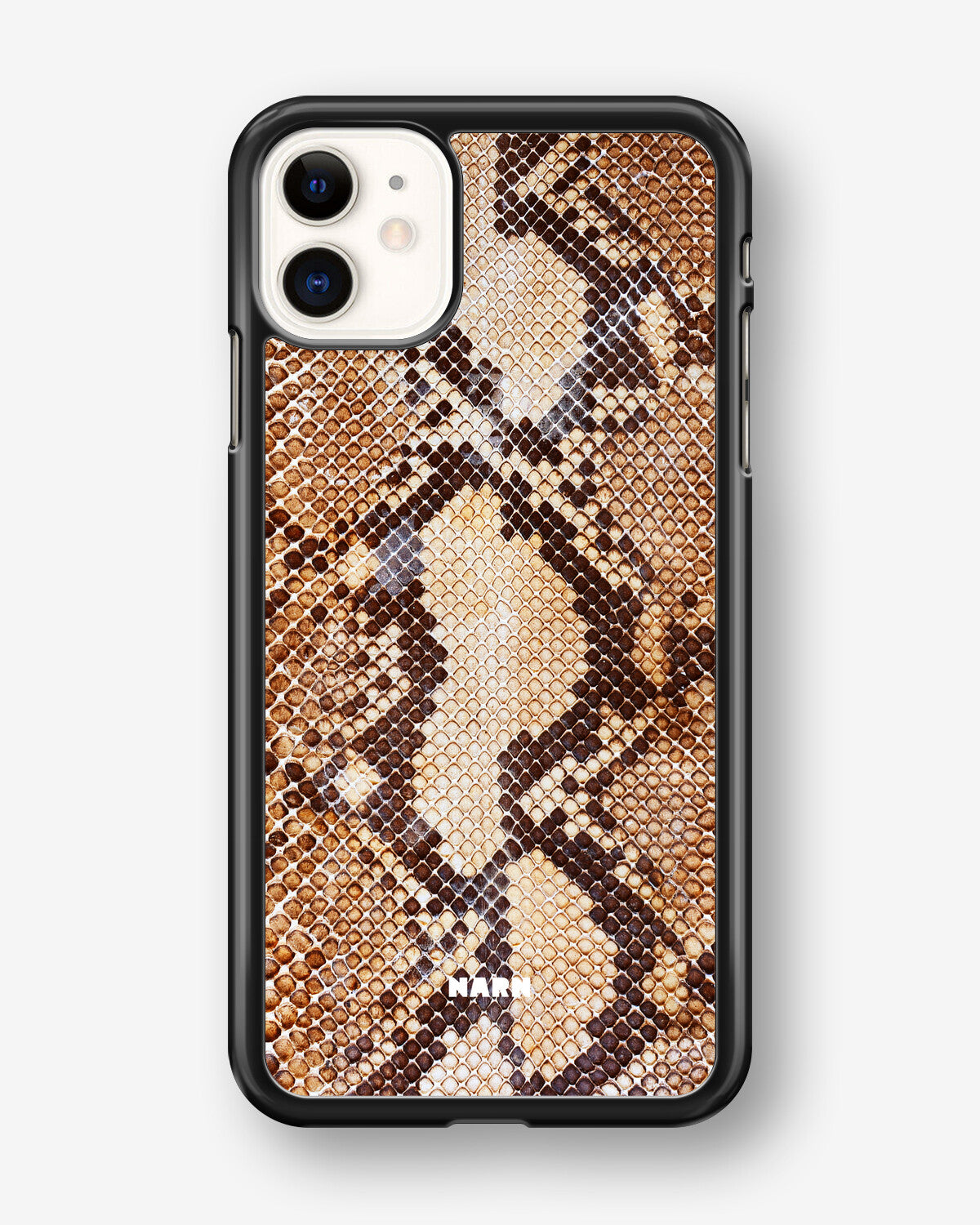 iPhone 11 Hard Case – Brown Snakeskin - View 1