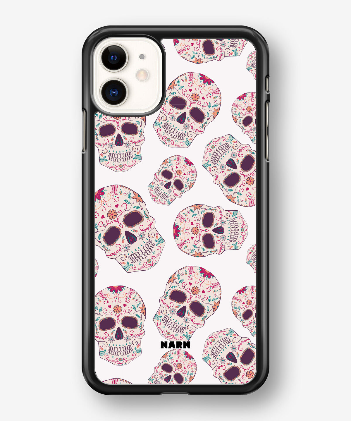 iPhone 11 Hard Case – Calavera Skulls - View 1