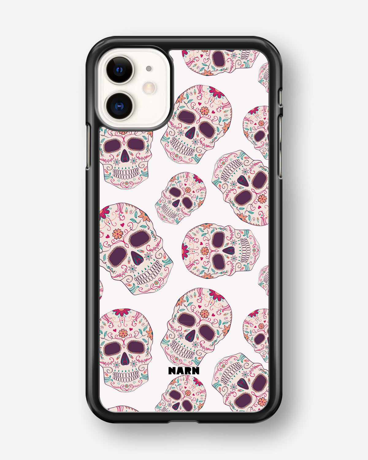 iPhone 11 Hard Case – Calavera Skulls - View 1