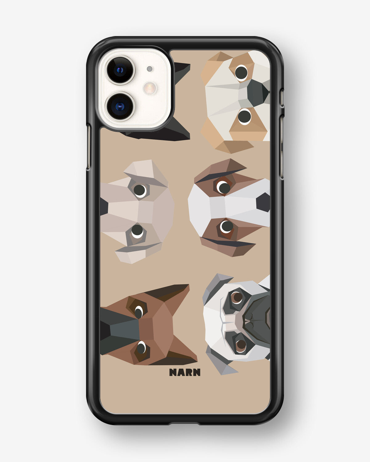 iPhone 11 Hard Case – Cute Dogs - View 1