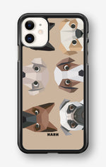 iPhone 11 Hard Case – Cute Dogs - View 1