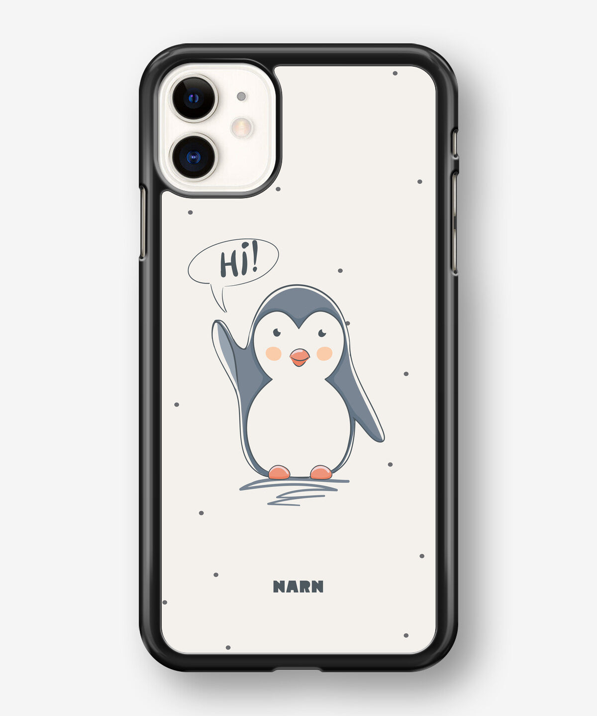iPhone 11 Hard Case – Cute Penguin - View 1