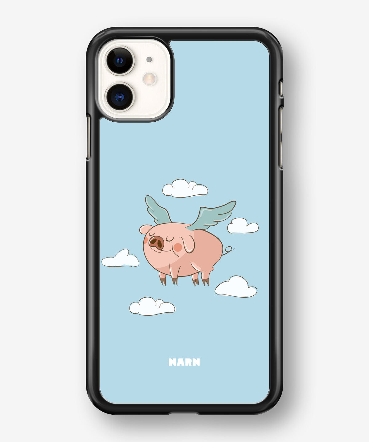 iPhone 11 Hard Case – Dreamy Pig - View 1