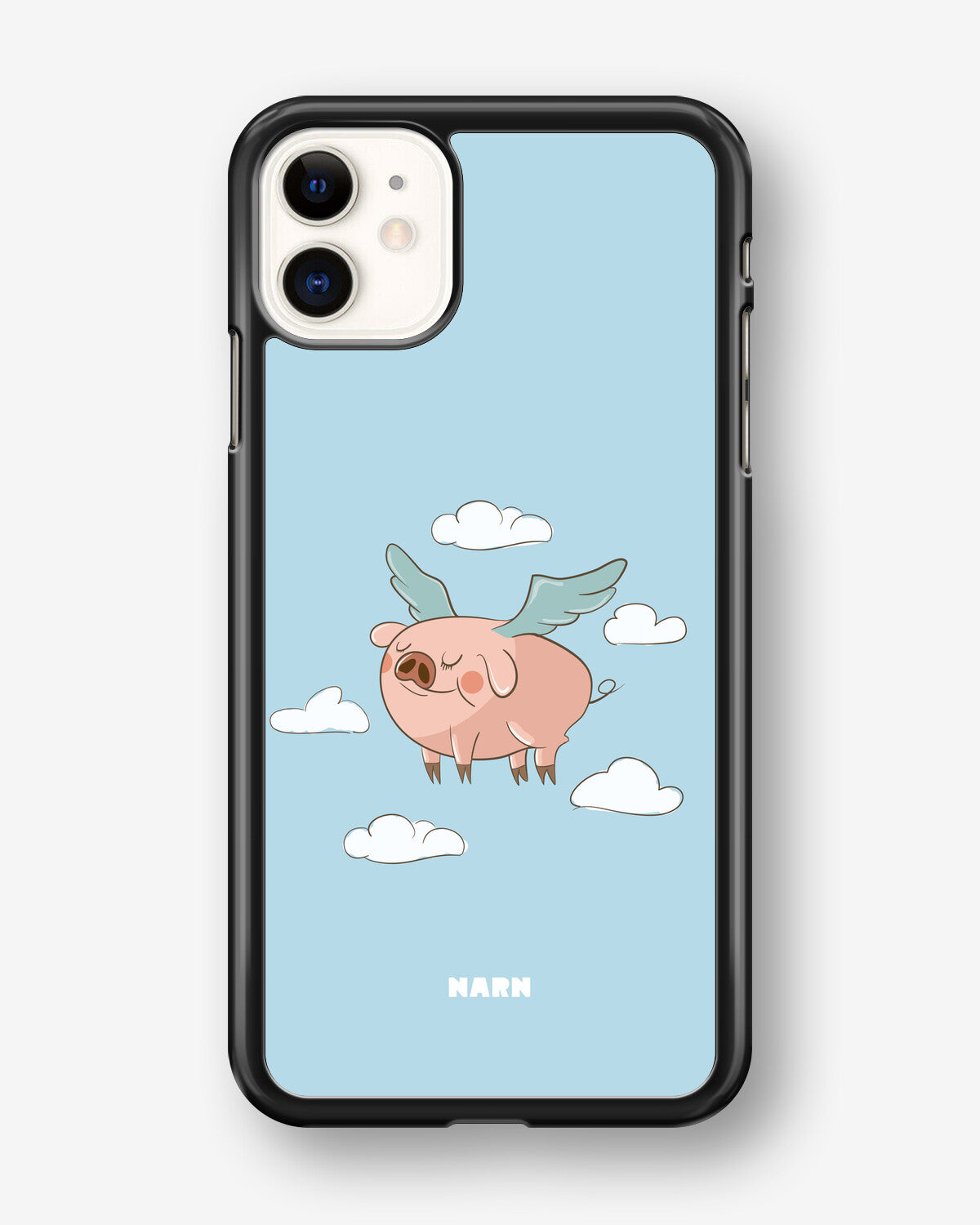iPhone 11 Hard Case – Dreamy Pig - View 1