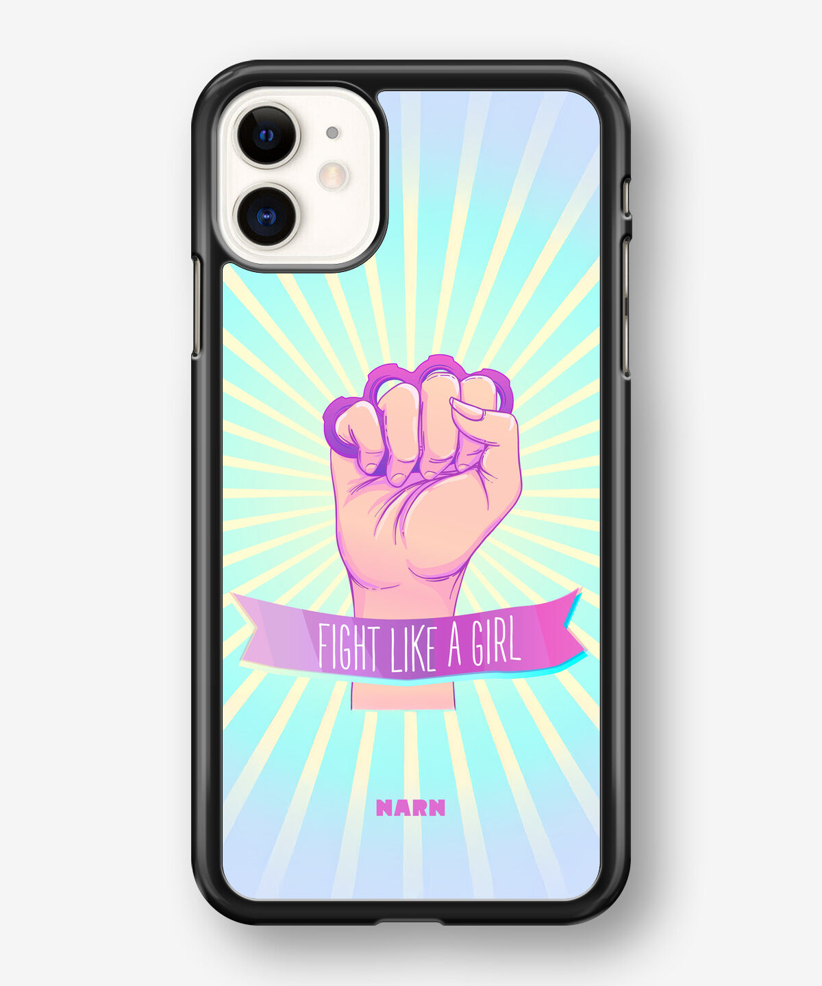 iPhone 11 Hard Case – Fight Like A Girl - View 1