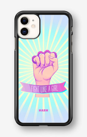 iPhone 11 Hard Case – Fight Like A Girl - View 1