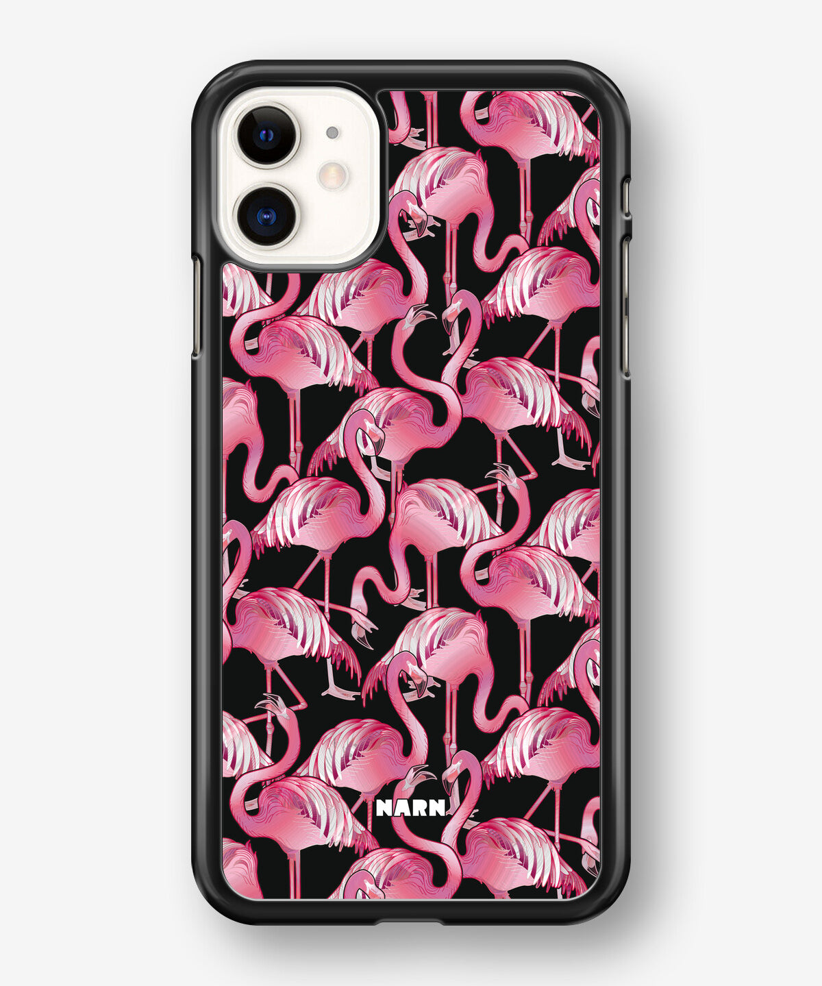 iPhone 11 Hard Case – Flamingos - View 1