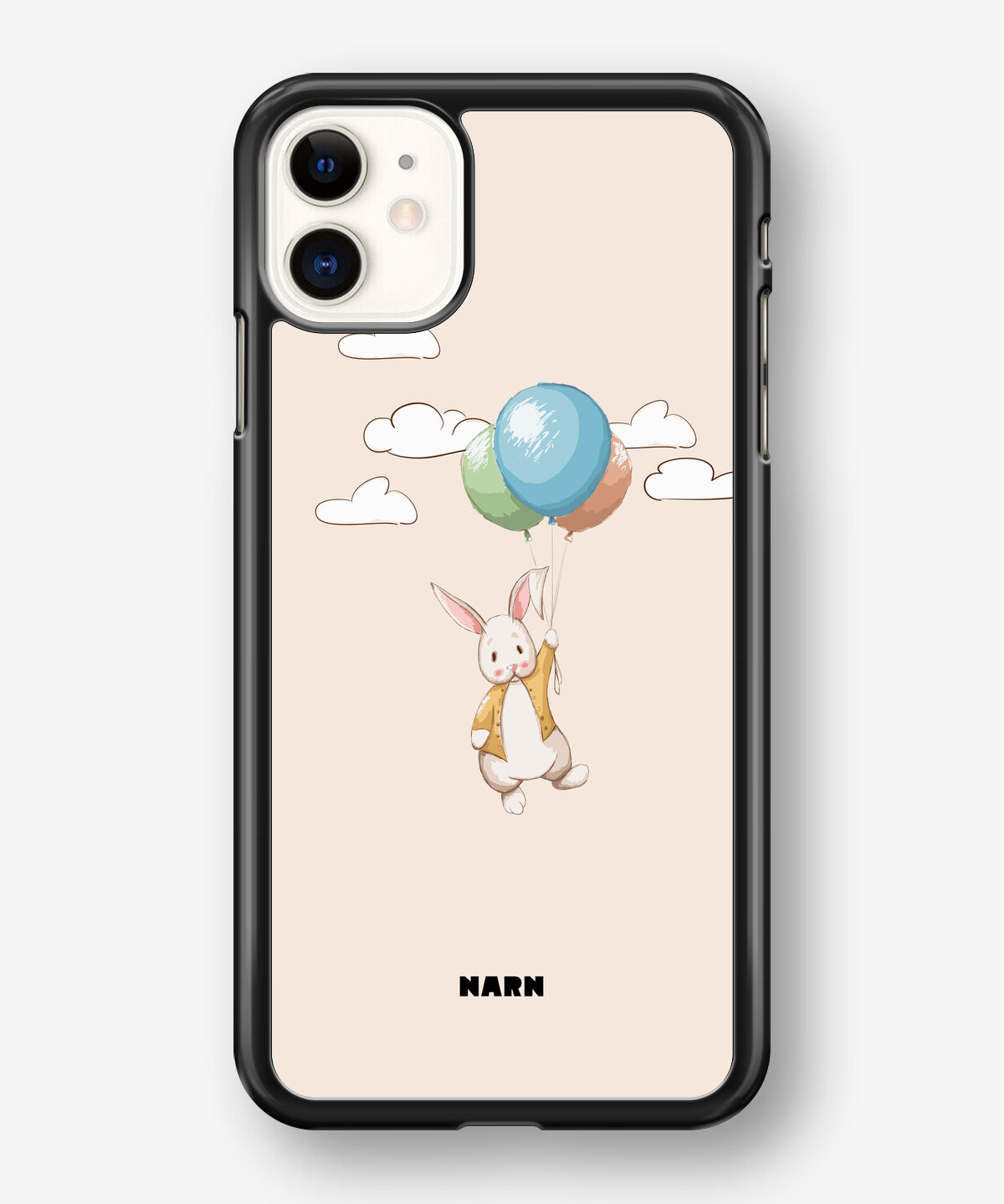 iPhone 11 Hard Case – Flying Rabbit - View 1