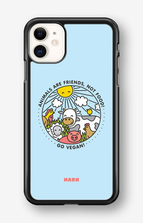 iPhone 11 Hard Case – Friends, Not Food - View 1