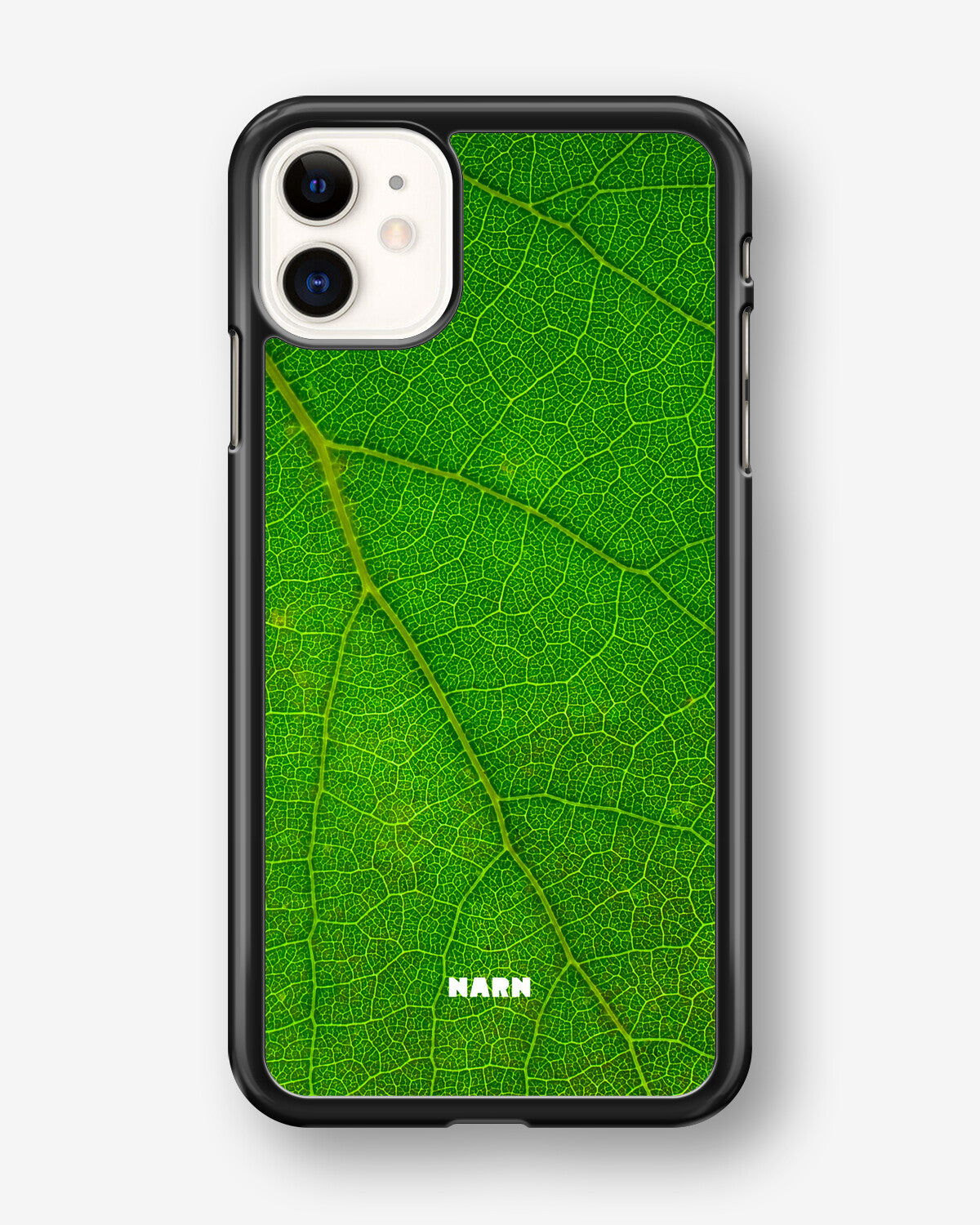 iPhone 11 Hard Case – Green Leafy - View 1