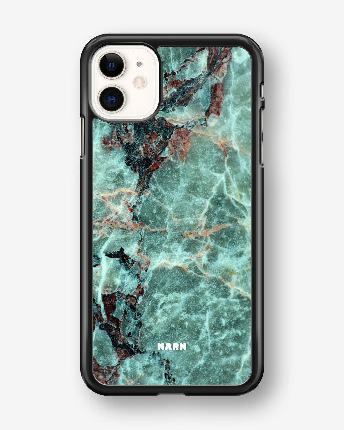 iPhone 11 Hard Case – Green Marble - View 1
