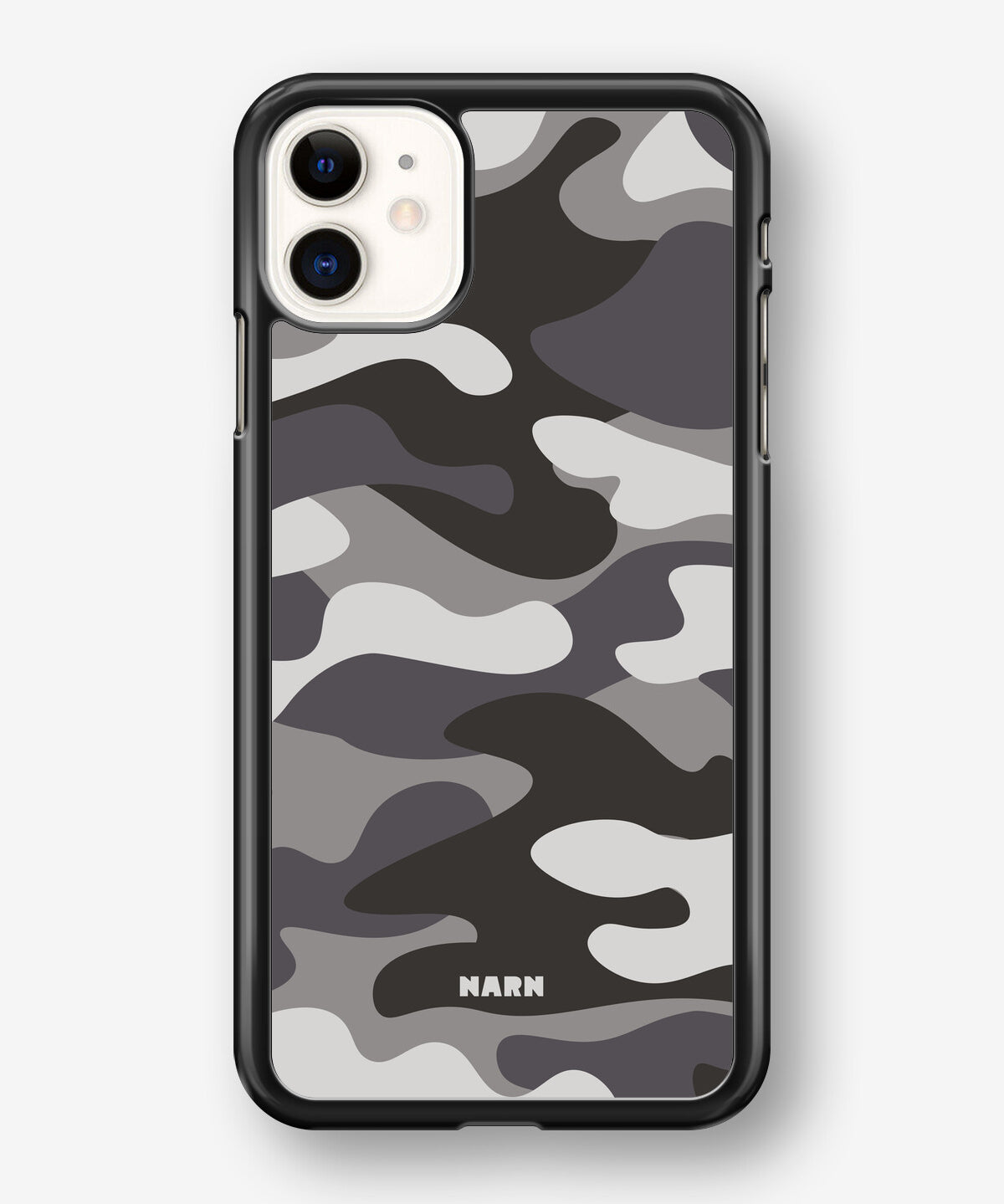 iPhone 11 Hard Case – Grey Camo - View 1