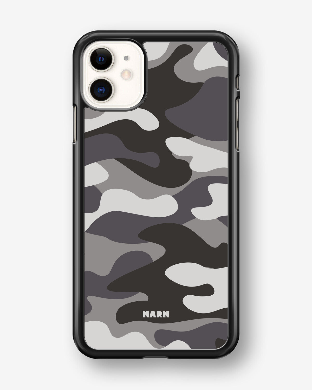 iPhone 11 Hard Case – Grey Camo - View 1