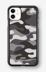 iPhone 11 Hard Case – Grey Camo - View 1