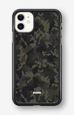 iPhone 11 Hard Case – Jungle Green Camo - View 1